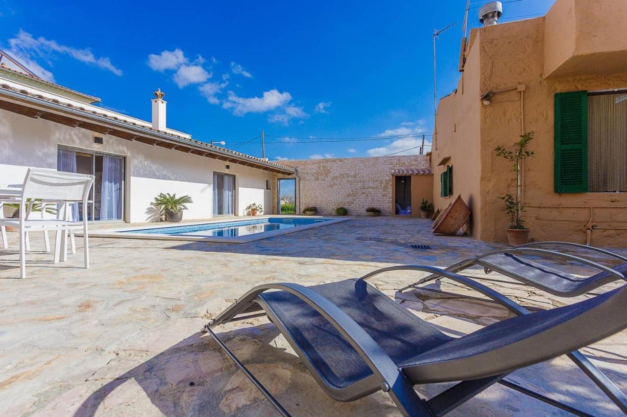 Ca Na Pessina,Con Piscina Privada Villa Sa Pobla Bagian luar foto