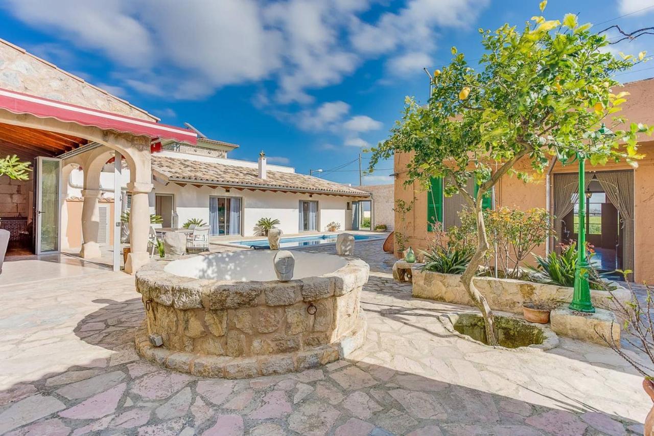 Ca Na Pessina,Con Piscina Privada Villa Sa Pobla Bagian luar foto