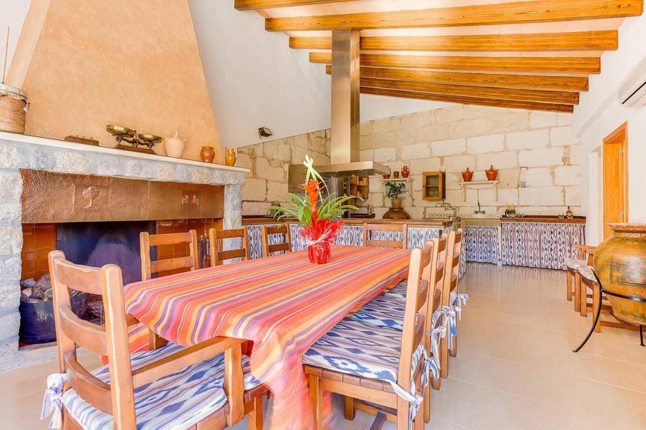 Ca Na Pessina,Con Piscina Privada Villa Sa Pobla Bagian luar foto
