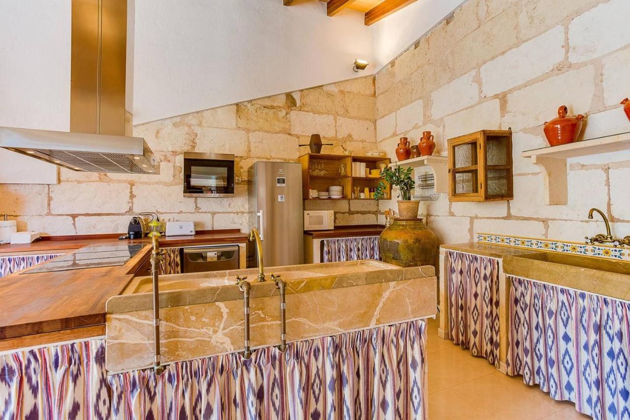 Ca Na Pessina,Con Piscina Privada Villa Sa Pobla Bagian luar foto