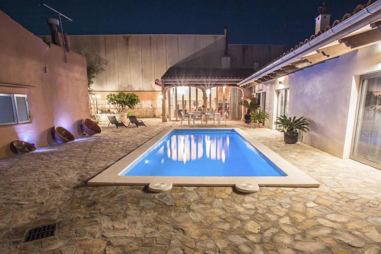 Ca Na Pessina,Con Piscina Privada Villa Sa Pobla Bagian luar foto