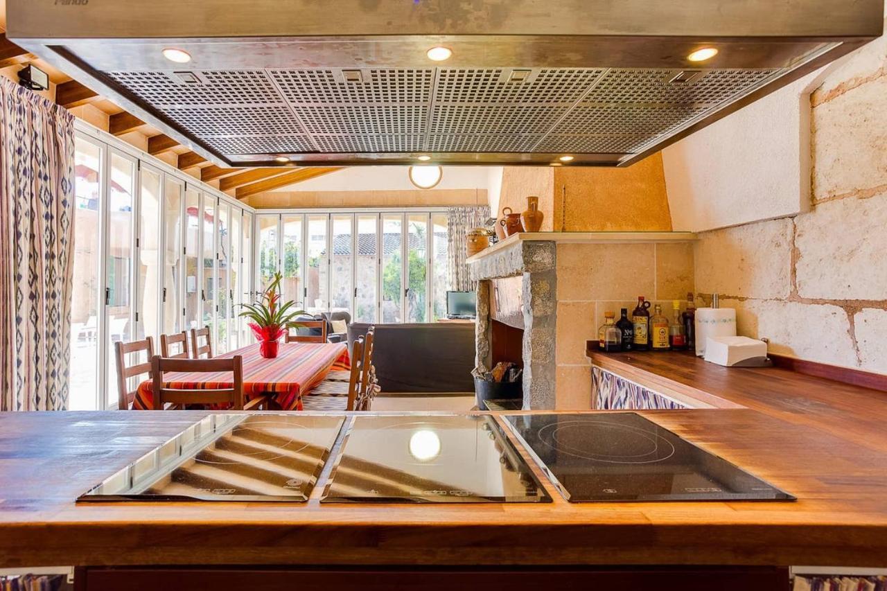 Ca Na Pessina,Con Piscina Privada Villa Sa Pobla Bagian luar foto