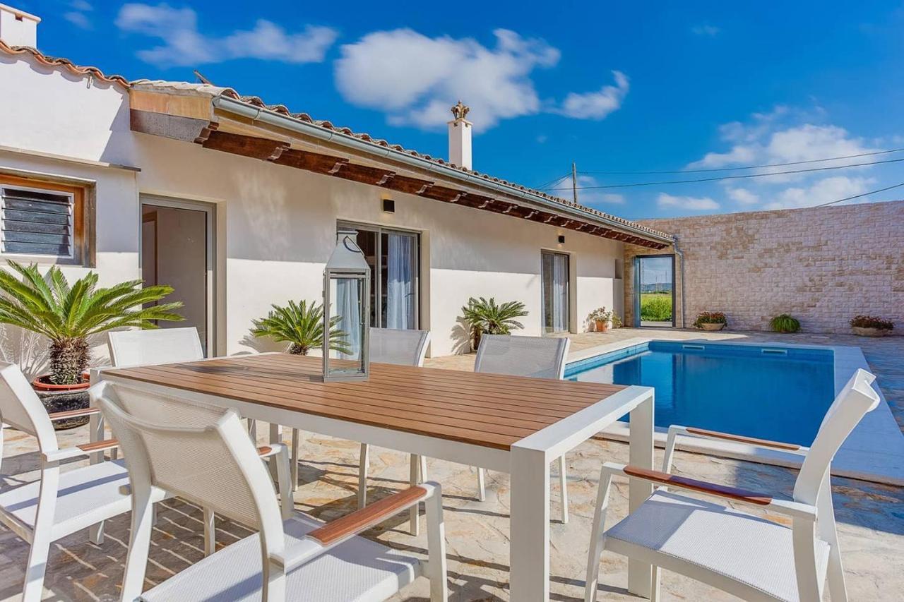 Ca Na Pessina,Con Piscina Privada Villa Sa Pobla Bagian luar foto