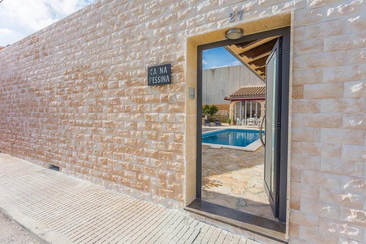 Ca Na Pessina,Con Piscina Privada Villa Sa Pobla Bagian luar foto