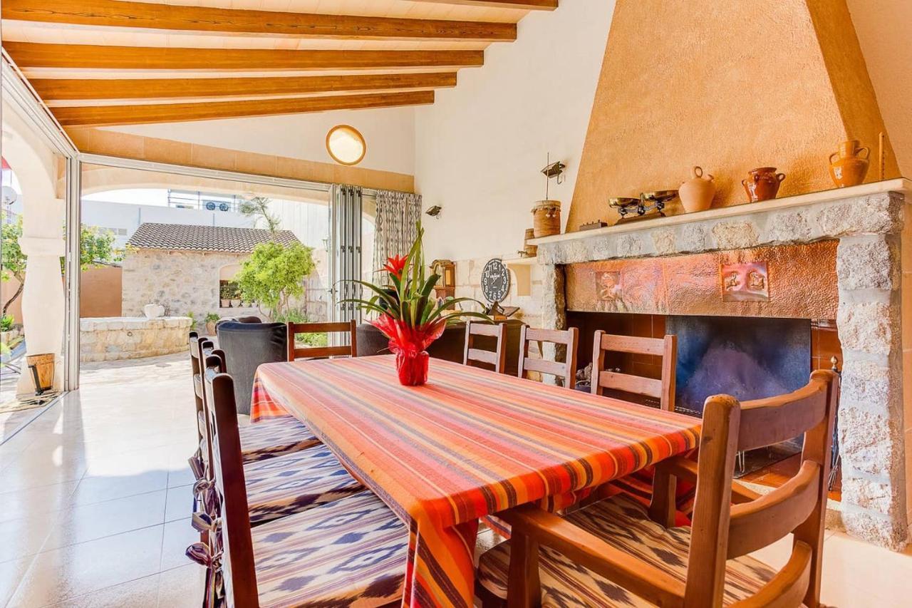 Ca Na Pessina,Con Piscina Privada Villa Sa Pobla Bagian luar foto