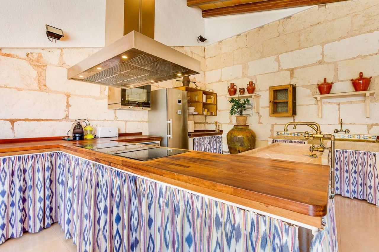 Ca Na Pessina,Con Piscina Privada Villa Sa Pobla Bagian luar foto