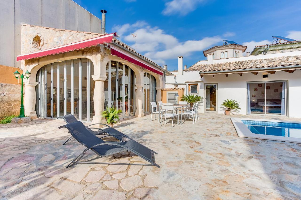 Ca Na Pessina,Con Piscina Privada Villa Sa Pobla Bagian luar foto