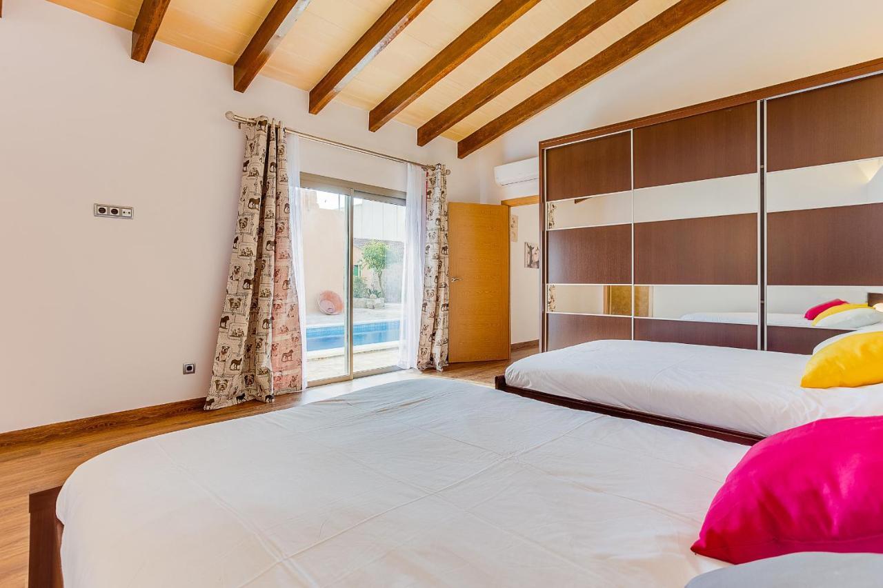 Ca Na Pessina,Con Piscina Privada Villa Sa Pobla Bagian luar foto
